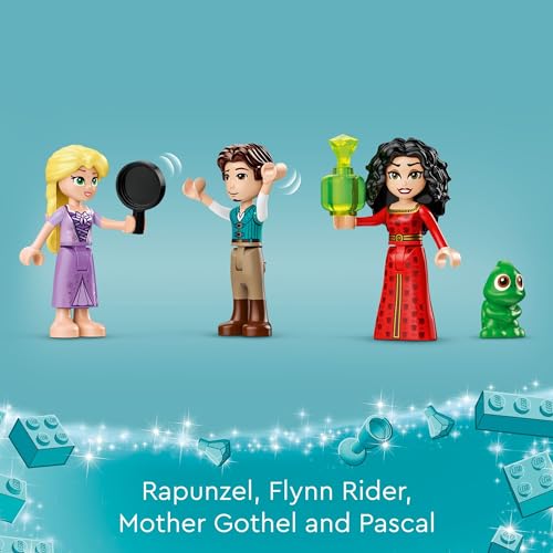 LEGO ディズニー プリンセス ラプンツェルの塔 スナグリー アヒルの子もつれた組み立ておもちゃ フリンライダーとマザーゴセルミニドール ディズニープリンセス おもちゃ 6歳以上の女の子と男の子への楽しいギフト 43241_5