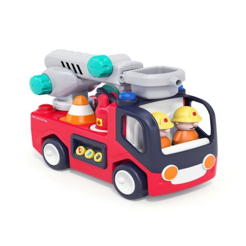 Hola Toys オラトイズ 音がいっぱい！自分で走るしょうぼうしゃ 消防車 1歳半から TYHOLE9998