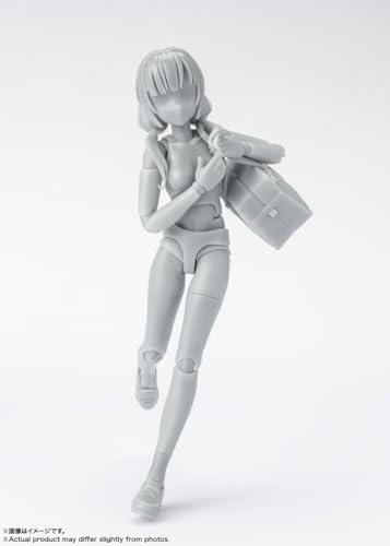 TAMASHII NATIONS S.H.フィギュアーツ ボディちゃん -スクールライフ- Edition DX SET (Gray Color Ver.) 約130mm PVCABS製 可動フィギュア_3