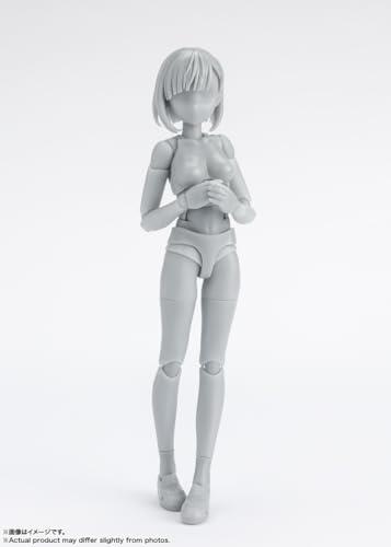 TAMASHII NATIONS S.H.フィギュアーツ ボディちゃん -スクールライフ- Edition DX SET (Gray Color Ver.) 約130mm PVCABS製 可動フィギュア_5