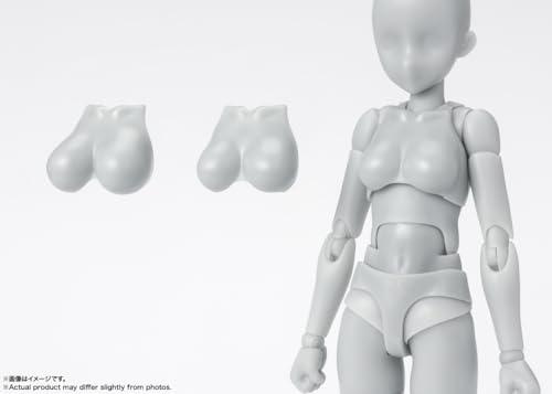 TAMASHII NATIONS S.H.フィギュアーツ ボディちゃん -スクールライフ- Edition DX SET (Gray Color Ver.) 約130mm PVCABS製 可動フィギュア_7