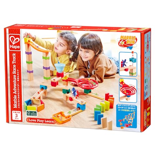 Hape(ハペ) ころころくみかえスライダー きほんセット 3才以上 木製 スロープトイ おもちゃ E8862