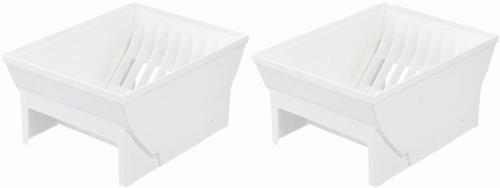 2点セットトトノ キッチン収納 ディッシュ スタンド ワイド セット リッチェル (ディッシュスタンドR ワイド × 2点)の通販は 5,117円