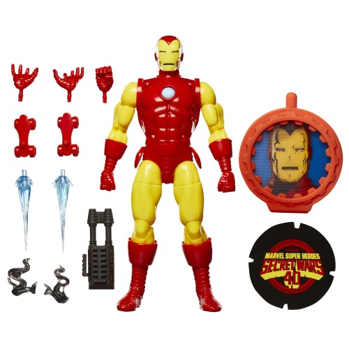 ハズブロ(HASBRO)MARVEL マーベルレジェンド・シリーズ アイアンマン、アベンジャーズ レトロ マーベル コミックス シークレット・ウォーズ コレクタブル 6インチ アクションフィギュア シールド付属 G0780 正規品