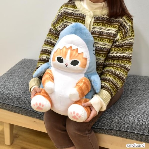mofusand サメにゃん 超BIGぬいぐるみ モフサンド 約42cm