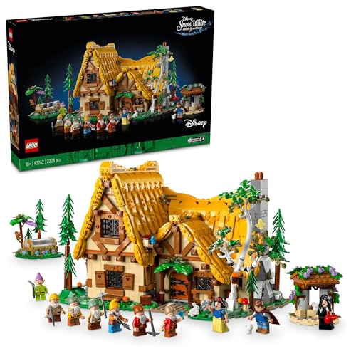 レゴ(LEGO) ディズニープリンセス 白雪姫と7人のこびとが住む森の家 おもちゃ 玩具 誕生日 プレゼント ブロック 母の日 父の日 男性 女性 ごっこ遊び おままごと ディズニー グッズ 43242
