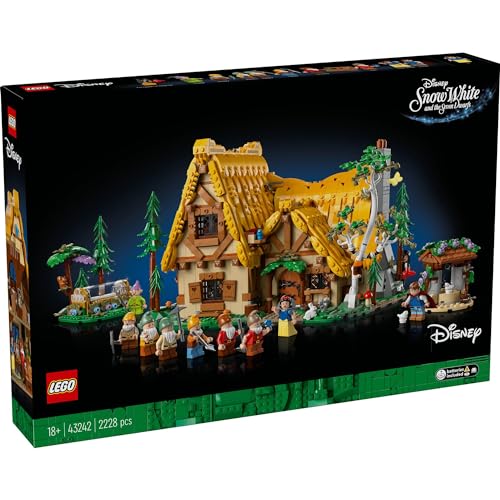 レゴ(LEGO) ディズニープリンセス 白雪姫と7人のこびとが住む森の家 おもちゃ 玩具 誕生日 プレゼント ブロック 母の日 父の日 男性 女性 ごっこ遊び おままごと ディズニー グッズ 43242_1