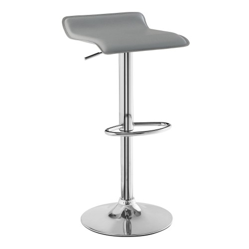 VECELO カウンターチェア スツール 昇降式 回転 1脚 ハイスツール バーチェア フットレスト付き ダイニング キッチン 調節可能 コンパクト 軽量 おしゃれ バースツール アイランドキッチン バーカウンター PVC グレー日本正規輸入品の通販は