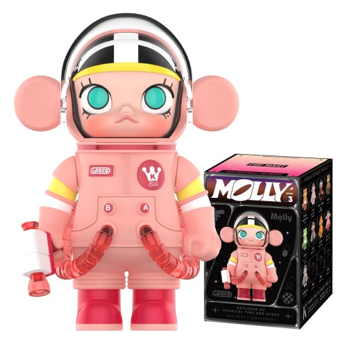 POP MART MEGA SPACE MOLLY 100% シリーズ3アソートボックス 9ピース ポップマート ガチャガチャ ブラインド ボックス フィギュア プラモデル プレミアム おもちゃ PVC ソフビ オリジナル キャラクター 誕生日 プレゼント