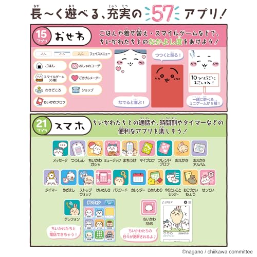 [バンダイ(BANDAI)] ちいかわフォン 日本おもちゃ大賞2024デジタル部門大賞 対象年齢 6才以上_4