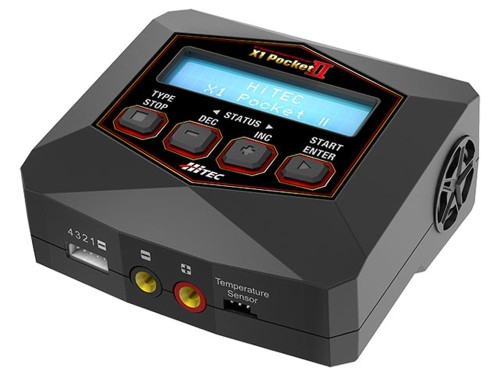 ハイテック X1 Pocket II ACバランス充・放電器 日本正規品 44306-BLK