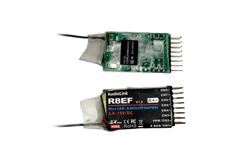 RadioLink 直営店技適認定済正規品T8FB BT2.4GHz-8CH プロポ 送信機 (R8EF) レシーバーセット リアルタイムテレメトリ・最大4km制御距離・他社フライトコントローラーにも対応 ・初心者に最適・ラジコン飛行機 (ラジコン プロポ/ドローン配達/農業/工業/ロボット/RCカーなど_4