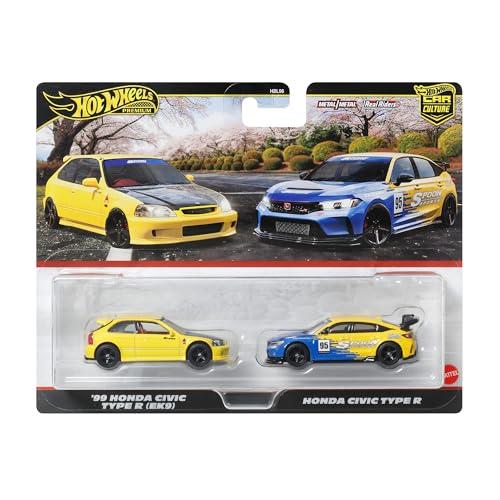 ホットウィール(Hot Wheels) プレミアム 2パック 99 ホンダ シビック