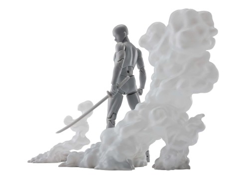 TAMASHII NATIONS 魂EFFECT SMOKE White Ver. for S.H.Figuarts 約135mm PVCABS製 フィギュア用エフェクトパーツ