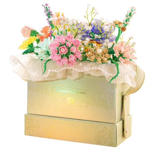 IMPLAY TOYS （インプレイトイズ） ブロッサムシリーズ 花束ボックス グリーン 750 ピース (6024)