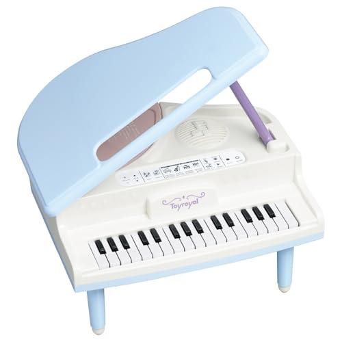 トイローヤル グランドピアノ おもちゃ ( メロディ機能付き / ピアノ ) 子供 キーボード 楽器 ( 録音/ 再生 機能 ) 知育玩具 音楽おもちゃ 電子ピアノ