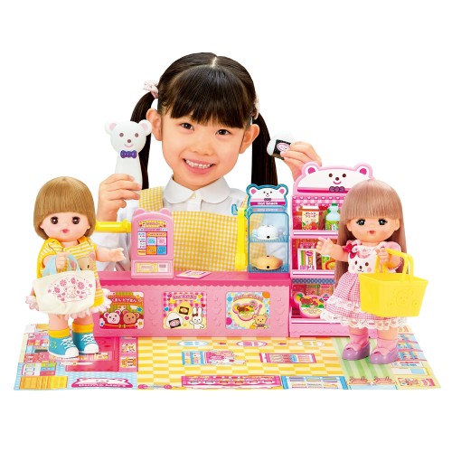 パイロット メルちゃん おせわパーツ スキャナーでピッ! くまさんコンビニ 3歳以上