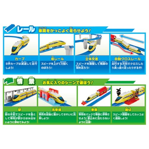 タカラトミー プラレール キミが運転! グリップマスコン スピードイエロー DXセット 電車 列車 おもちゃ 3歳以上