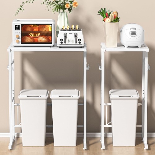 TKUIN ゴミ箱上ラック キッチンラック 幅60〜80cm TKUIN ゴミ箱上