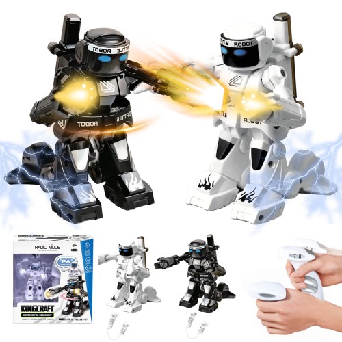 Topsky 対戦ロボット バトル 電動ロボット ボクシング 対戦型 体験リモコン操作 多機能 ラジコン ゲーム 体感操作 2台セット 子供 誕生日 クリスマス プレゼント