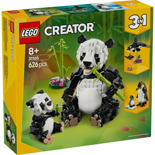 レゴ(LEGO) クリエイター どうぶつ：パンダの親子 おもちゃ 玩具 誕生日 プレゼント ブロック 女の子 男の子 子供 8歳 9歳 10歳 小学生 動物 生き物 31165_1