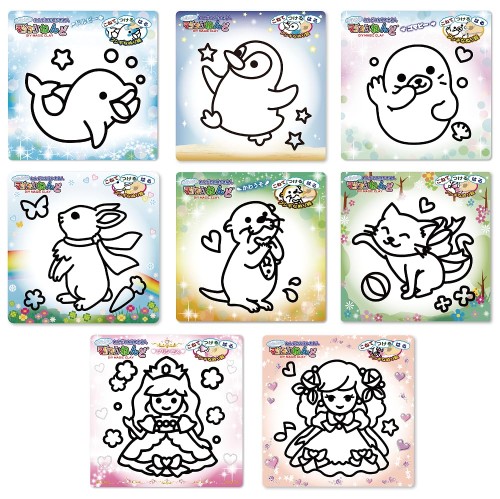 ノブカンパニー マジックねんど キュート8種セット(ドルピー/ペンピー/ゴマピー/うさぎ/かわうそ/ねこ/プリンセス/ドール) MS8123-SET