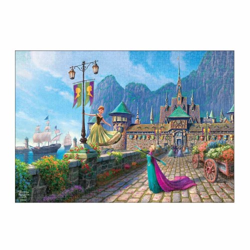 テンヨー 1000ピース ジグソーパズル ディズニー Frozen Celebration in Arendelle キャンバススタイル (51x73.5cm)
