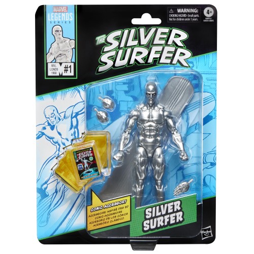 ハズブロ（Hasbro）MARVEL マーベルレジェンド・シリーズ シルバーサーファー 『シルバーサーファー #1』 コレクション用 15 cm アクションフィギュアおもちゃ G0815 正規品