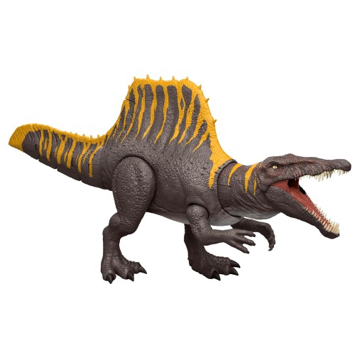 マテル ジュラシックワールド(JURASSIC WORLD) スーパーバトルアタック！ほえるスピノサウルス 子供向けフィギュア 恐竜 おもちゃ 動く 大きい 全長:約55cm 4歳から グリーン JGB56