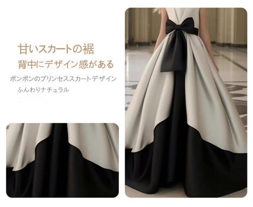 [VOKLLIYU] 子供 ドレス キッズ ピアノ発表会 子ども ドレス バイオリン 演奏会 ロングドレス 女の子 蝶結び お姫様 上品 パーティー フォーマル ジュニア ドレス 結婚式 誕生日 (ホワイト 160)