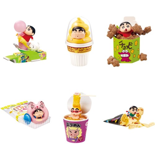 リーメント クレヨンしんちゃん ゴロっと満足フィギュア〜おつやパーティーだゾ〜 1BOX 約H130×W70×D70mm PVC、ABS、PET製