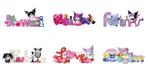 リーメント ｻﾝﾘｵ Kuromi Words Collection 1BOX H85×W145×D275 ATBC-PVC、ABS