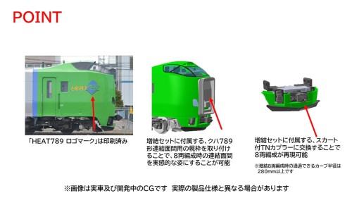 トミーテック TOMIX Nゲージ JR 789 0系 スーパー白鳥 増結セット 鉄道模型 電車 98896_1