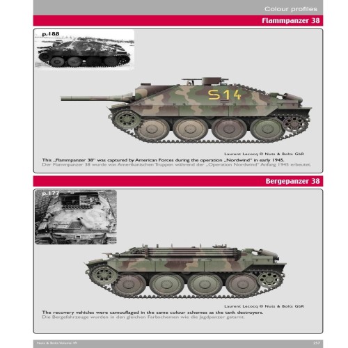 ナッツ＆ボルト Sd.Kfz.138/2 駆逐戦車38 ヘッツァーとその派生型 模型資料本 Vol.49_3