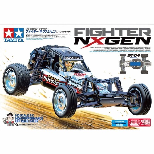 タミヤ 1/10 電動RCカーシリーズ No.741 ファイター ネクスジェン (DT