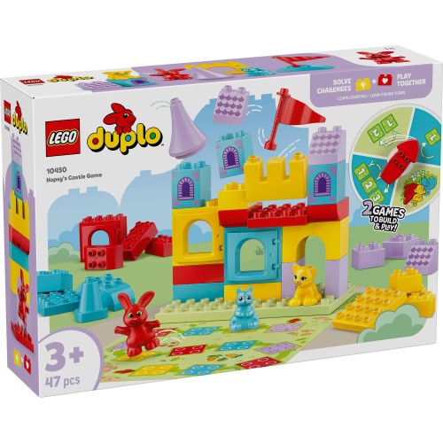 レゴ(LEGO) デュプロ デュプロのまち ホプシーのおしろゲーム おもちゃ 玩具 誕生日 プレゼント ブロック 知育 男の子 女の子 子供 1歳半 2歳 6歳 幼児 動物 生き物 ゲーム ごっこ遊び おままごと 10450_1