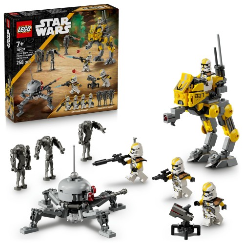 レゴ(LEGO) スター・ウォーズ 第327スター・コープス クローン・トルーパーバトルパック おもちゃ 玩具 誕生日 プレゼント ブロック 男の子 女の子 子供 7歳 8歳 9歳 小学生 宇宙 対戦 ロボット 75431