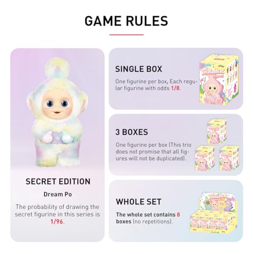 POP MART テレタビーズ バイブランシー シリーズ 3ピース ポップマート ガチャガチャ ブラインド ボックス フィギュア プラモデル プレミアム おもちゃ PVC ソフビ オリジナル キャラクター 誕生日 プレゼント_5