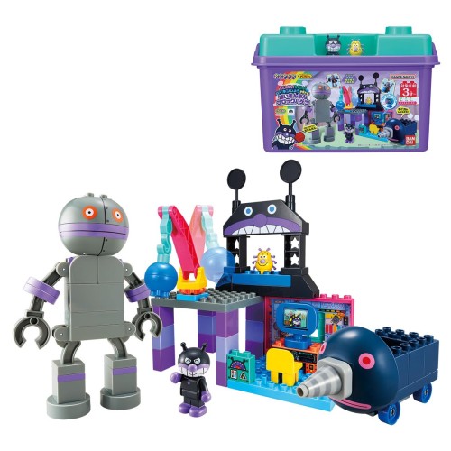 [バンダイ(BANDAI)] Blocklabo ブロックラボ だだんだん! もぐりん! バイキンじょうが作れる! ばいきんまんブロックバケツ