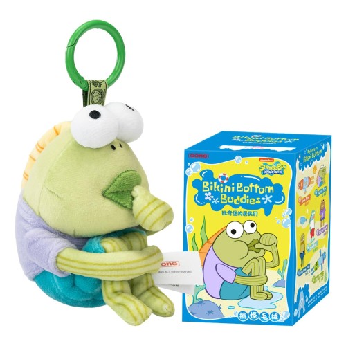 POP MART SpongeBob Bikini Bottom Buddies おかしなぬいぐるみシリーズアソートボックス6ピース ポップマート ガチャガチャ ブラインド ボックス フィギュア プラモデル プレミアム おもちゃ PVC ソフビ オリジナル キャラクター 誕生日 プレゼント