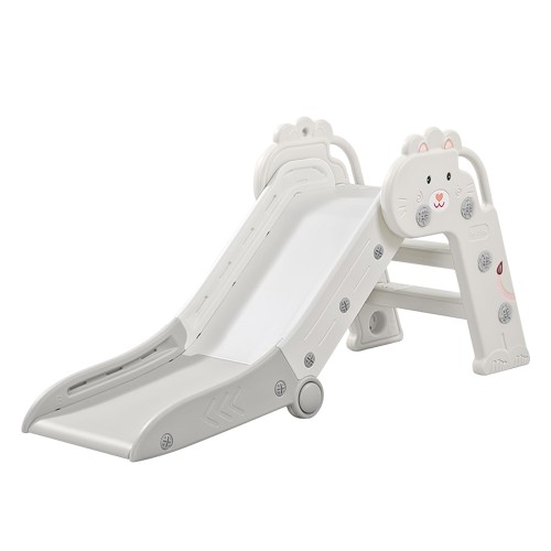 SPIEEK すべり台 室内 折りたたみ 滑り台 屋外 すべりだい キッズスライダー 室内遊具 簡単組立 子供用 安全設計 コンパクト 折り畳み おもちゃ 誕生日 プレゼント （112×40×55cm）ホワイト