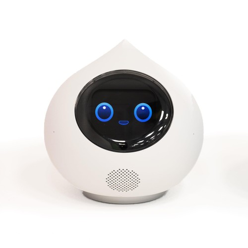 Romi ロミィ Lacatanモデル ナチュラルホワイト コミュニケーションロボット 会話AIロボット 家庭用 生成AI 日本製 コミュニケーションロボット みまもり 会話 天気予報 歌機能 英会話 プログラミング (ナチュラルホワイト)