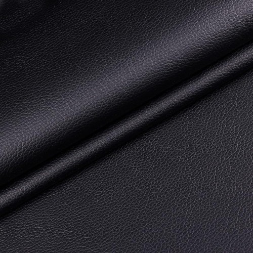Deepa Ribusu合皮 フェイクレザー 生地 PVC 幅160cm×3m ソファ 車シート DIY ハンドメイド (ブラック) [並行輸入品]