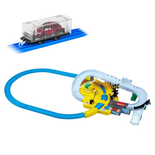 メーカー特典つき タカラトミー(TAKARA TOMY) プラレール トミカと遊ぼう!ぐるっとカンカン踏切 電車 列車 おもちゃ 3歳以上