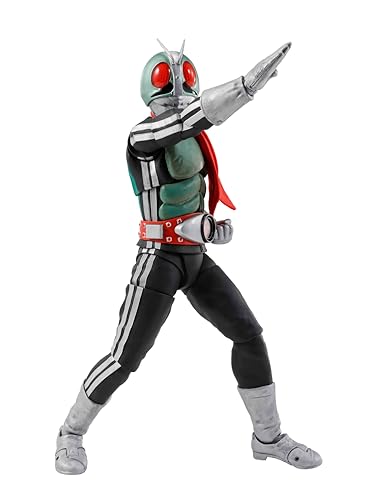 TAMASHII NATIONS S.H.フィギュアーツ（真骨彫製法） 仮面ライダー新1号 栄光の昭和ライダーエディション（初回限定台座付属） 約145mm PVCABS布製 塗装済み可動フィギュア