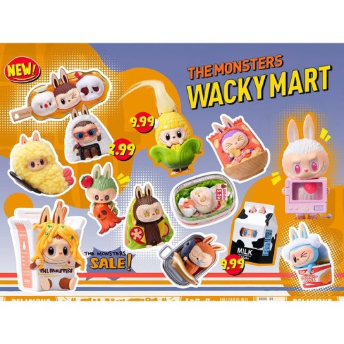 単品 正規品・未開封 POPMART THE MONSTERS Wacky Mart 1ピース ポップ