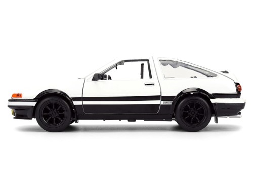 JADA TOYS 1/24 頭文字D 藤原拓海 and トヨタ トレノ AE86 ハチロク イニシャルD Initial D Trueno Hollywood Rides [並行輸入品]