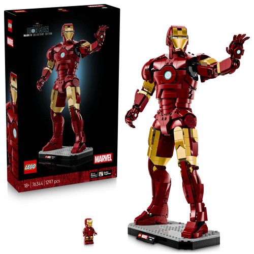 レゴ(LEGO) マーベル アイアンマン・マーク3 コレクターズエディション おもちゃ 玩具 誕生日 プレゼント ブロック 男性 女性 マーベル グッズ フィギュア インテリア オシャレ 76344