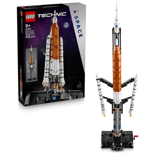 レゴ(LEGO) テクニック NASA Artemis スペース・ローンチ・システム ロケット おもちゃ 玩具 誕生日 プレゼント ブロック 男の子 女の子 子供 9歳 10歳 11歳 小学生 宇宙 対戦 ロボット 42221