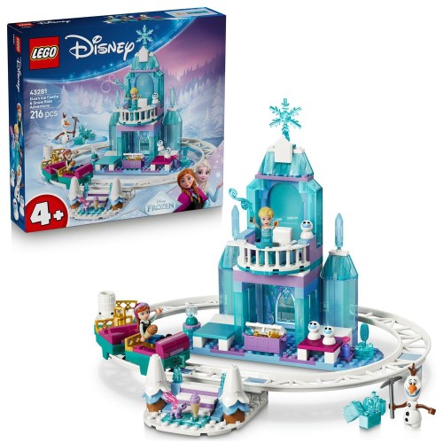 レゴ(LEGO) ディズニープリンセス エルサのアイスキャッスルとソリの冒険 おもちゃ 玩具 誕生日 プレゼント ブロック 知育 男の子 女の子 子供 4歳 5歳 6歳 ディズニー グッズ インテリア オシャレ 43281